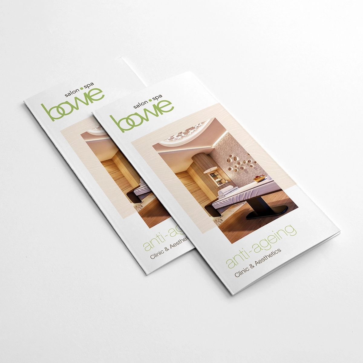 Salon Spa Brochure - Back View